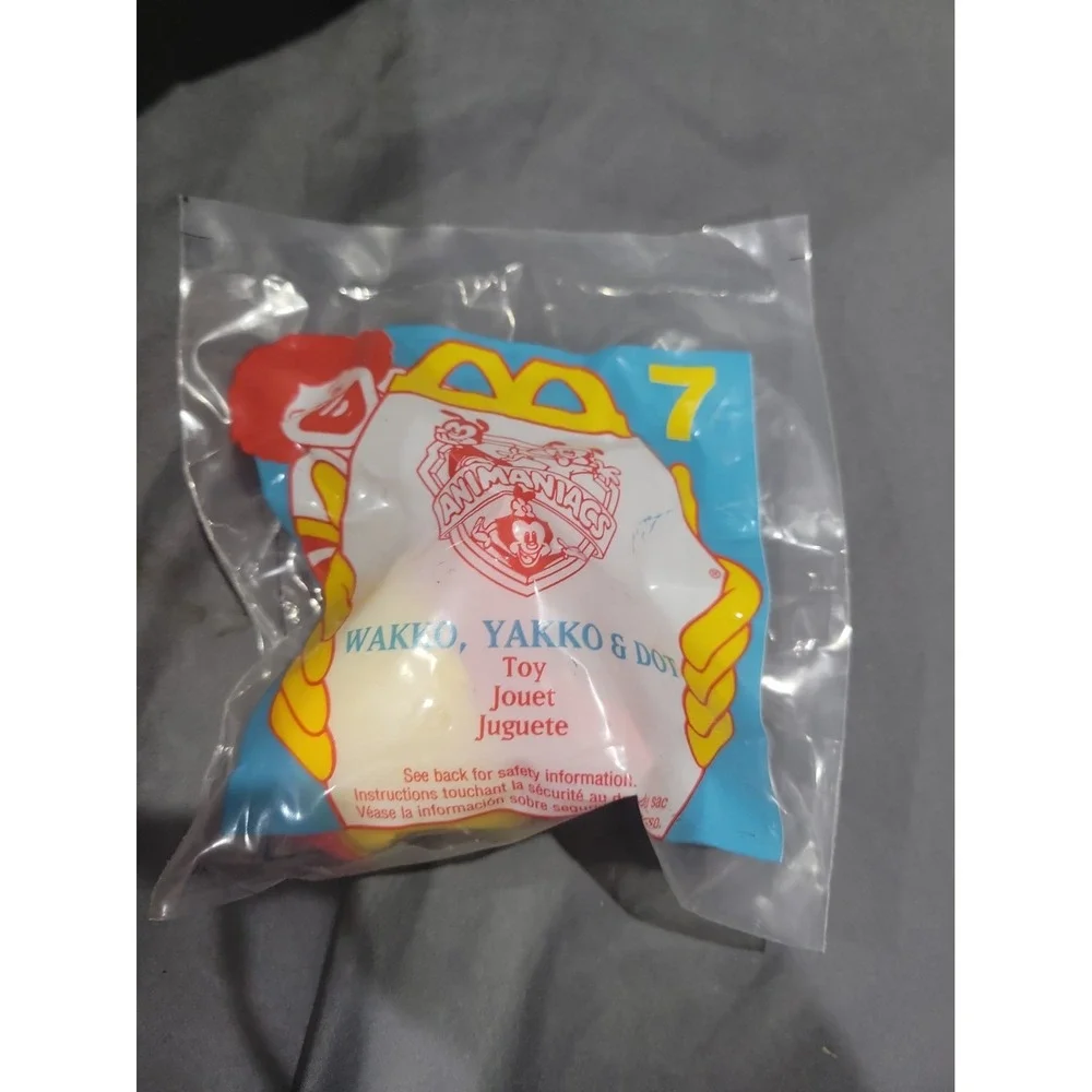 ORIGINAL Vintage 1994 McDonald's Animaniacs Wakko Yakko Dot Figure